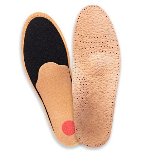 Orthotic leather shoe insoles - shoe,