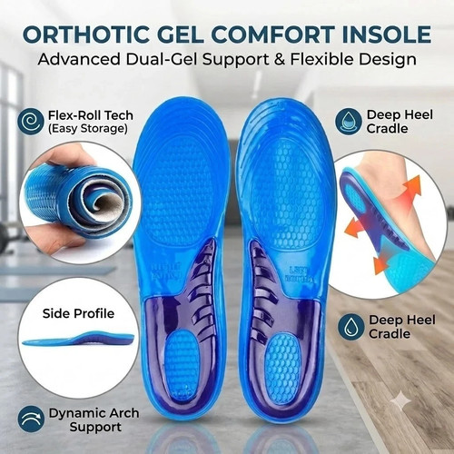 Gel heel orthotic insoles arch - orthotic,