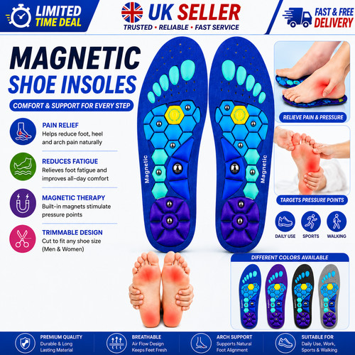 Magnetic acupressure shoe - magnetic,