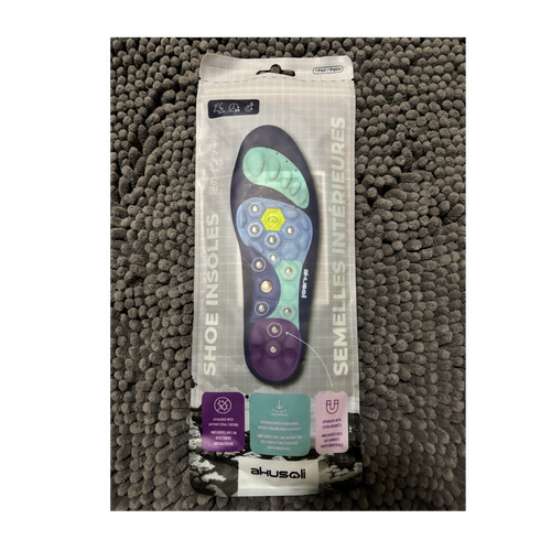 Akusoli magnetic shoe insoles - magnetic,