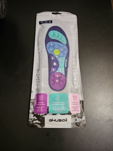 Akusoli magnetic shoe insoles - magnetic,