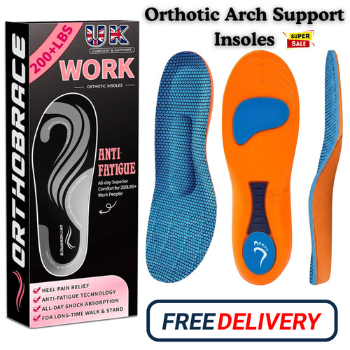 Orthotic shoe insoles - insoles, with